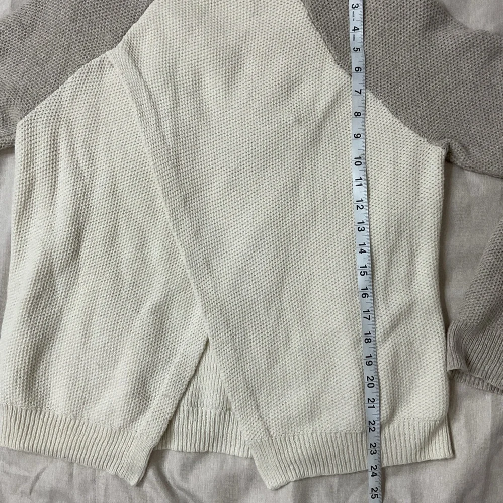 Madewell Province Cross-Back Pullover Sweater in Colorblock